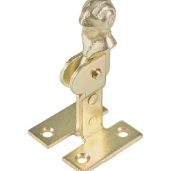 Ferma persiane zincato 46x46 mm giallo