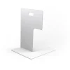 Fermalibri in ferro colore bianco 195x140x155 mm