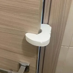 Fermaporta di sicurezza bianco 12x9 cm