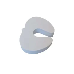 Fermaporta di sicurezza bianco 12x9 cm