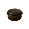 Fermaporta in acciaio nero Ø 102 mm H 46 mm
