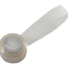 Fermatende calamita Big Lurex in plastica bianca 2 pz