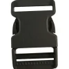 Fibbia nero a clips nylon per cinghia da 30 mm