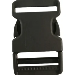 Fibbia nero a clips nylon per cinghia da 30 mm