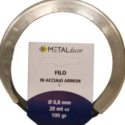 Filo acciaio armon Ø 0,8 mm x 20 mt 100 gr