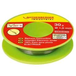 Filo di stagno Rothenberger senza piombo uso elettronico Ø 1 mm 30 g