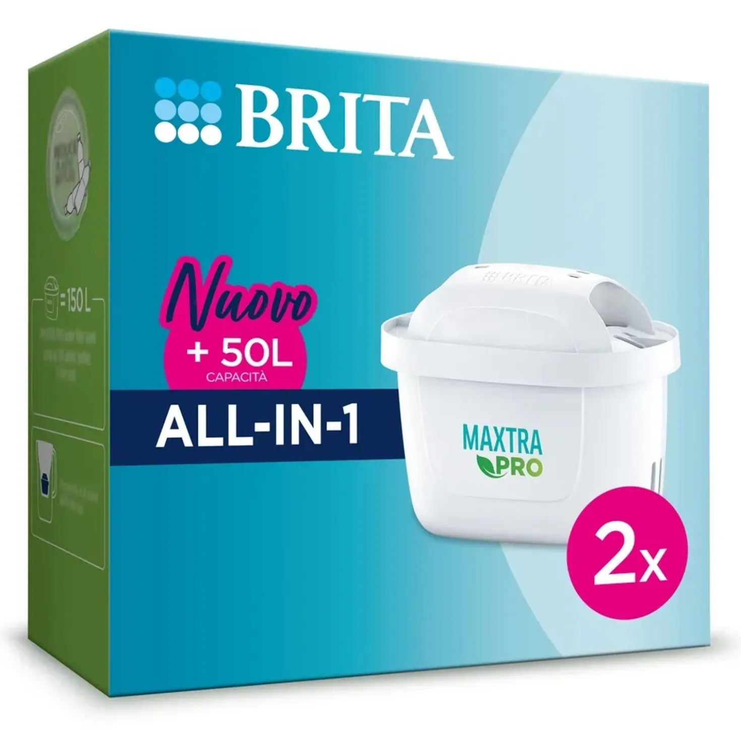 Filtro per acqua Brita Maxtra Pro All-in-1 - 2 pz