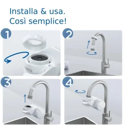 Filtro per acqua Brita On Tap V bianco con 1 filtro V incluso