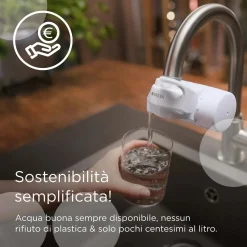 Filtro per acqua Brita On Tap V bianco con 1 filtro V incluso