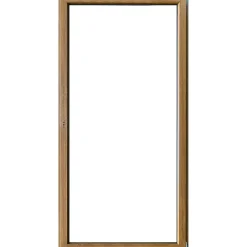 Finestra 1 anta dx pvc color legno 120x60 cm