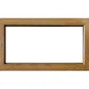 Finestra 1 anta dx pvc color legno 45x80 cm