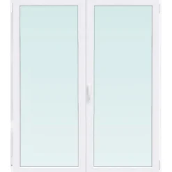 Finestra 2 ante 100 cm x 120 cm destra bianca