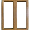 Finestra 2 ante dx pvc color legno 140x120 cm