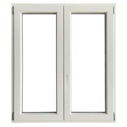 Finestra 2 ante dx PVC 100x140 cm