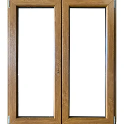 Finestra 2 ante sx pvc color legno 120x100 cm