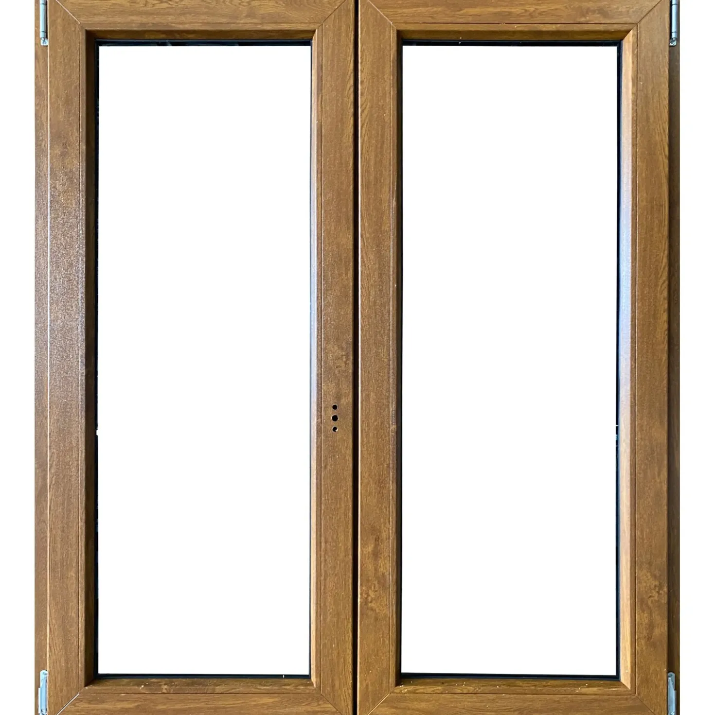 Finestra 2 ante sx pvc color legno 140x120 cm