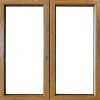 Finestra 2 ante sx pvc color legno 140x140 cm