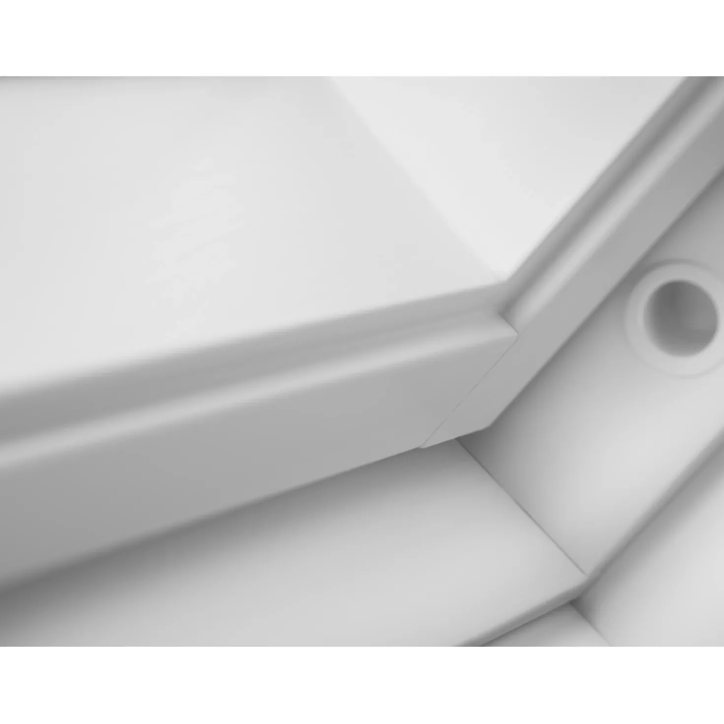 Finestra a battente GGL CK04 2070 55x98 cm laccata bianco
