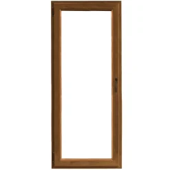 Finestra in PVC Noce 1 Anta 60 cm x 140 cm apertura a sinistra