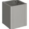 Fioriera da esterno Biohort Belvedere Midi grigio quarzo 61x53x53 cm