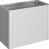Fioriera da esterno Biohort Belvedere Maxi argento metallizzato 77x102x53 cm