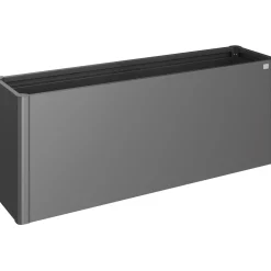 Fioriera da esterno Biohort Belvedere Maxi grigio scuro 77x201x53 cm