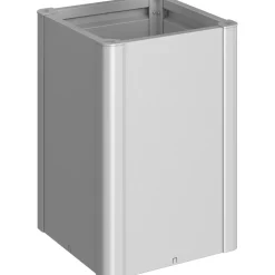 Fioriera da esterno Biohort Belvedere Maxi argento metallizzato 77x53x53 cm