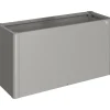 Fioriera da esterno Biohort Belvedere Maxi grigio quarzo 77x152x53 cm