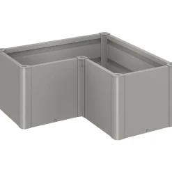 Fioriera da esterno Biohort Belvedere Mini grigio quarzo 45x102x102 cm
