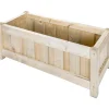 Fioriera da esterno Casual in legno naturale 80x36 cm