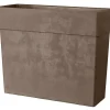 Fioriera da esterno Deroma Like materiale sintetico cammello 65x78x29,5 cm