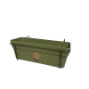 Fioriera da esterno Ethica plastica riciclata verde oliva 50x17x26 cm