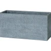 Fioriera da esterno in cemento grigio 59x22x29 cm