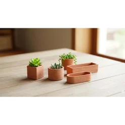 Fioriera da esterno Mignon in terracotta 8x25x6 cm