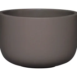 Fioriera da esterno OBI in fibra di vetro tortora Ø 22x14 cm