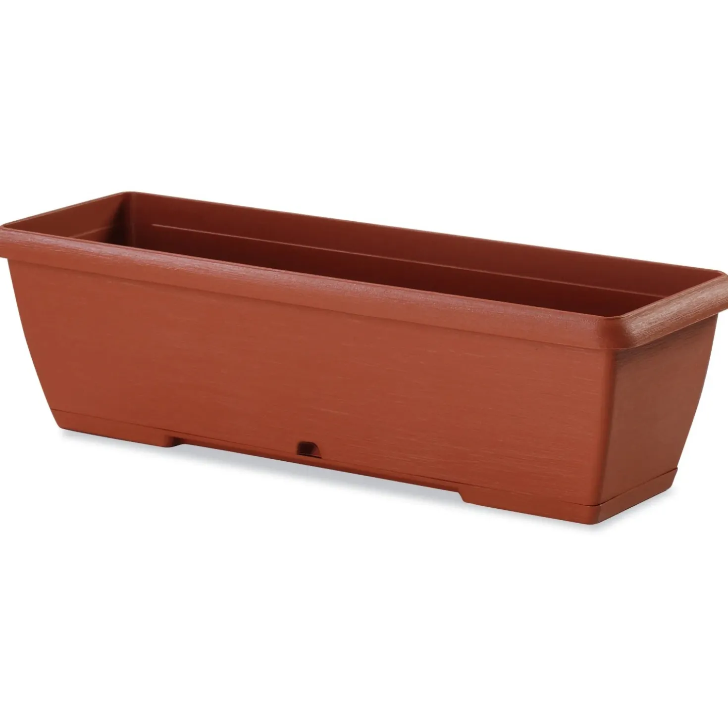 Fioriera da esterno Terrae in plastica terracotta 80x43x38,5 cm