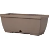 Fioriera da esterno Terrae Midi in plastica beige scuro 55x25x21 cm