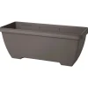 Fioriera da esterno Terrae Maxi in plastica beige scuro 60x30x29 cm