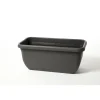 Fioriera da esterno Unica in plastica Grigio Fumo Light 80x40x34 cm