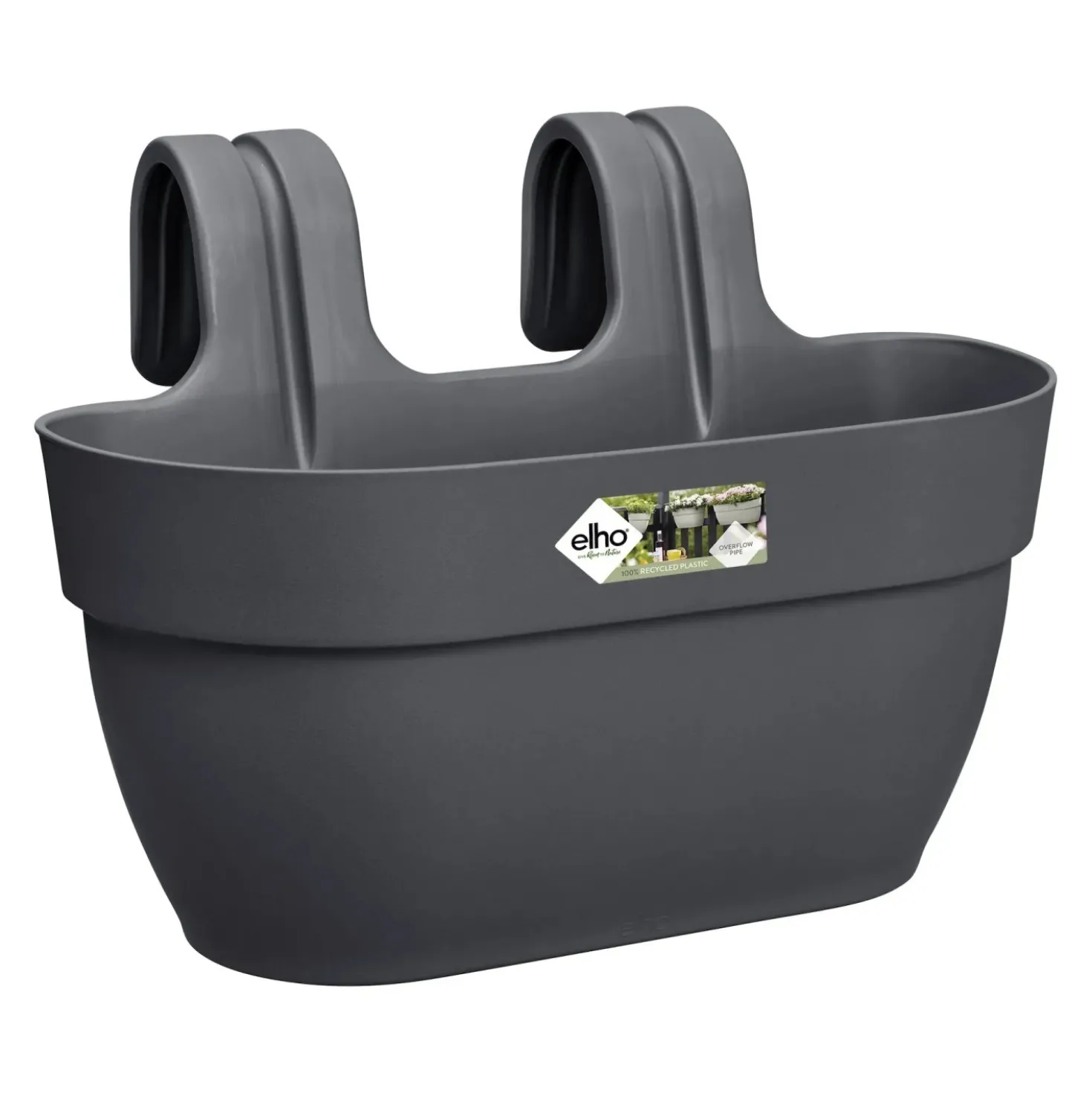Fioriera Elho Vibia Campana 36x24x26 cm antracite tg M
