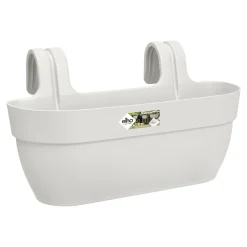 Fioriera Elho Vibia Campana 46x24x26 cm bianco seta tg L