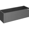 Fioriera esterno Biohort Belvedere Mini grigio scuro metallizzato 45x152x53 cm