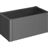 Fioriera esterno Biohort Belvedere Mini grigio scuro metallizzato 45x102x53 cm