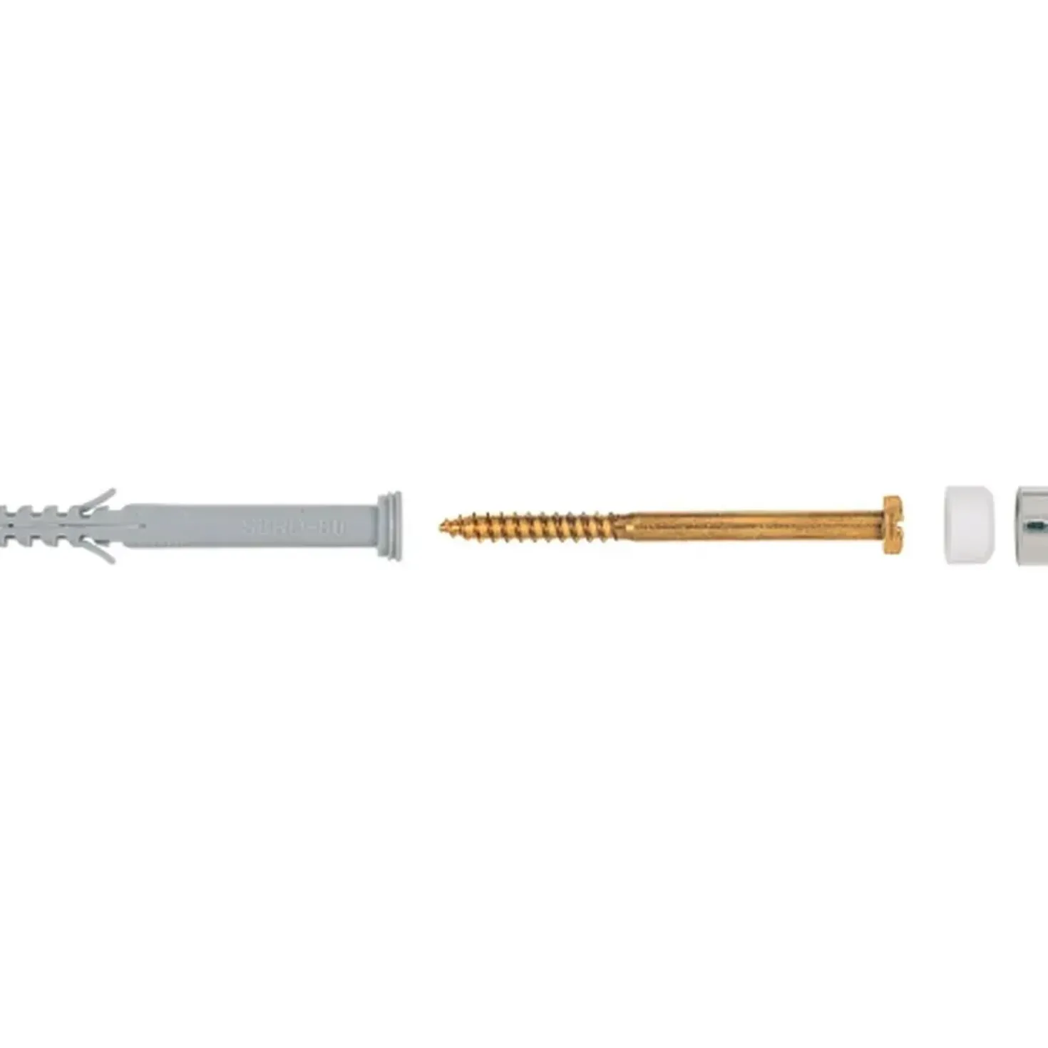 Fissaggio per WC a pavimento Fischer S 8 RD 80 K 2 pz