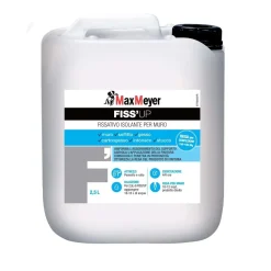 Fissativo isolante per muri interni MaxMeyer Fiss Up traspirante 2,5 l