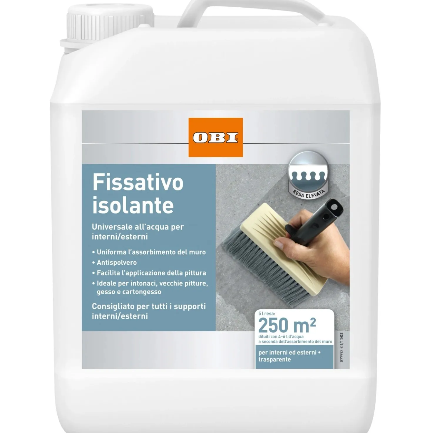 Fissativo isolante trasparente 5 l