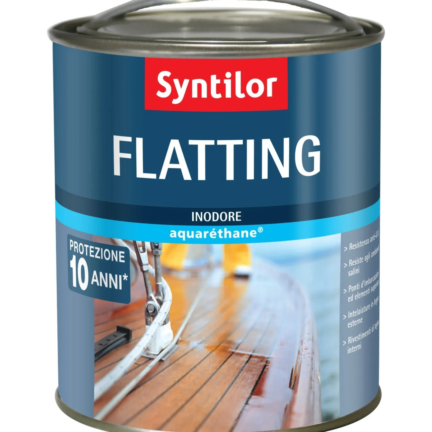 Flatting all`acqua Aquaréthane effetto incolore 2,5 l
