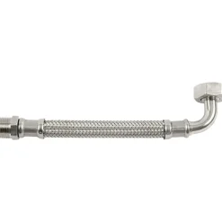 Flessibile acqua con curva misura 1/2"M - 3/4"F
