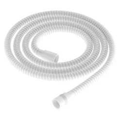 Flessibile doccia acciaio anti torsione Idrostile 150 cm bianco