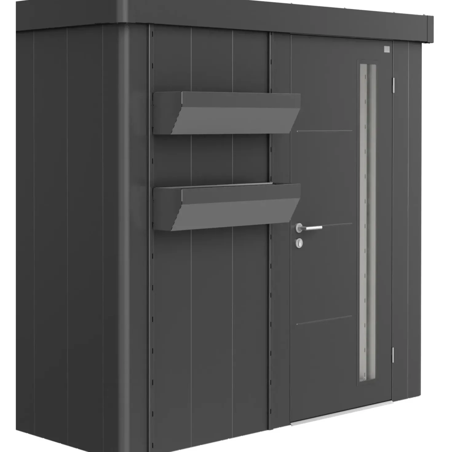 FloraBoard Biohort per casetta Neo Grigio scuro metallizzato